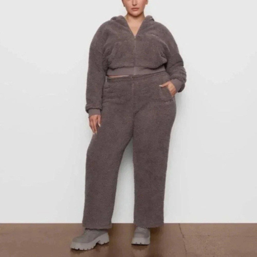 SKIMS TEDDY TRACK PANT NEW MEDIUM B1025